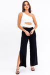 One Shoulder Cut Out Top