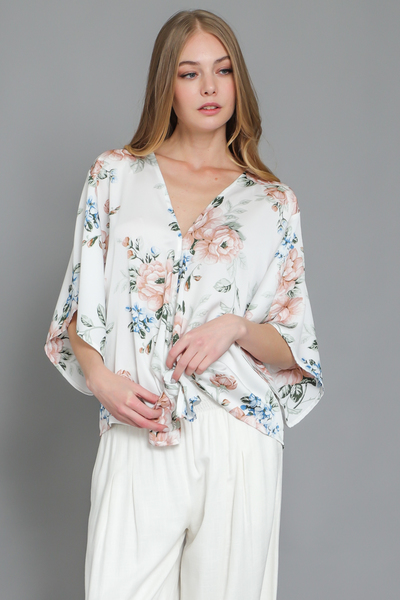 Kimono sleeve blouse