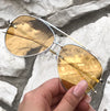 Amelia-Golden Yellow Sunglasses