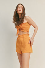 Sunset Smocked Tube Top