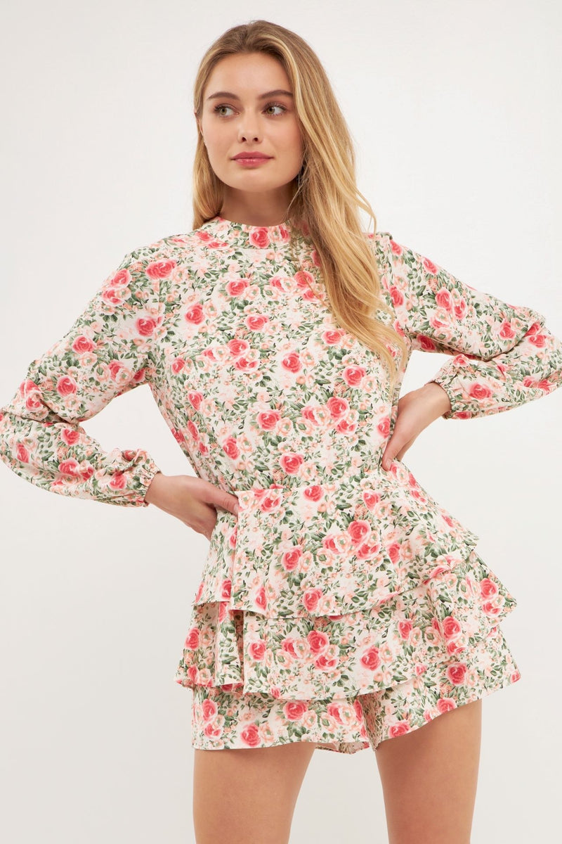 Blooming Roses Romper