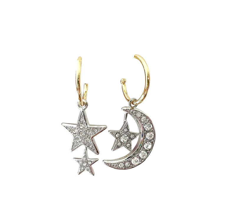 Hung the Moon and Stars Earrings