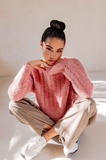 Pink Fuzzy Sweater