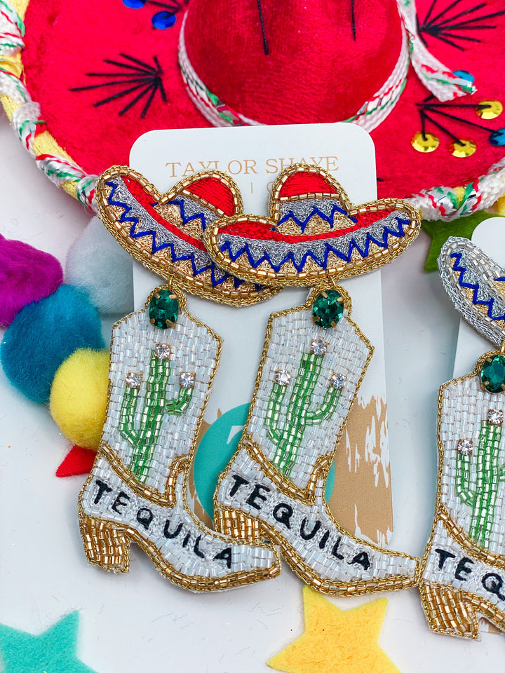 Beaded Tequila Boots