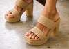 Raffia Platform Heel