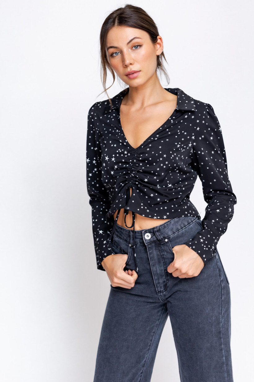 Front Shirred Star Top