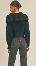 Black Sweater Zip Up