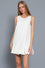 White Fit and Flare Dress