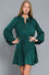 Evergreen Button Down Shortie Dress