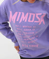 Mimosa Tour Violet Sweatshirt