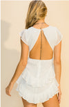 Open Back Ruffle Dress