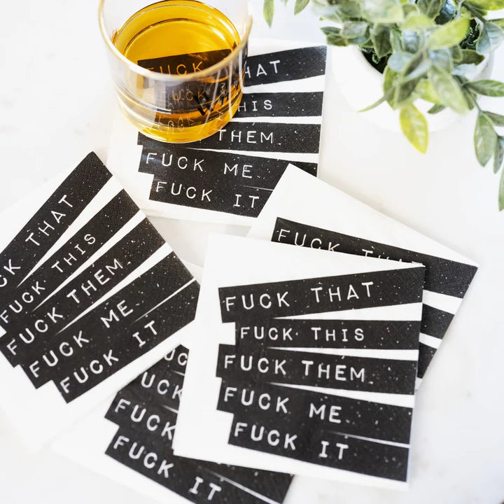 Fuck Everything Cocktail Napkins