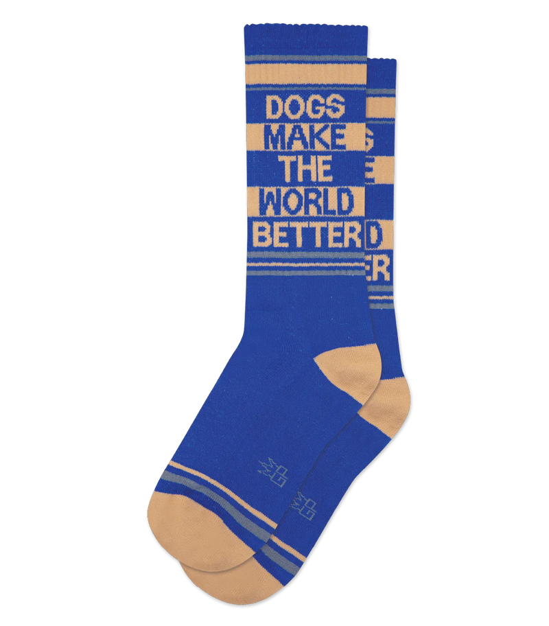 Dogs Make the World Better Socks