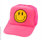 Happy Face Pink Trucker