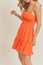 Tangerine Shortie Dress