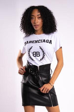 Babenciaga White Bowie Tee