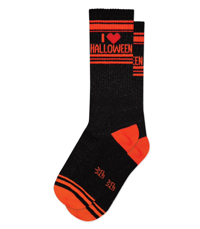 I Love Halloween Socks
