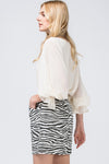 Zebra High Waist Skirt