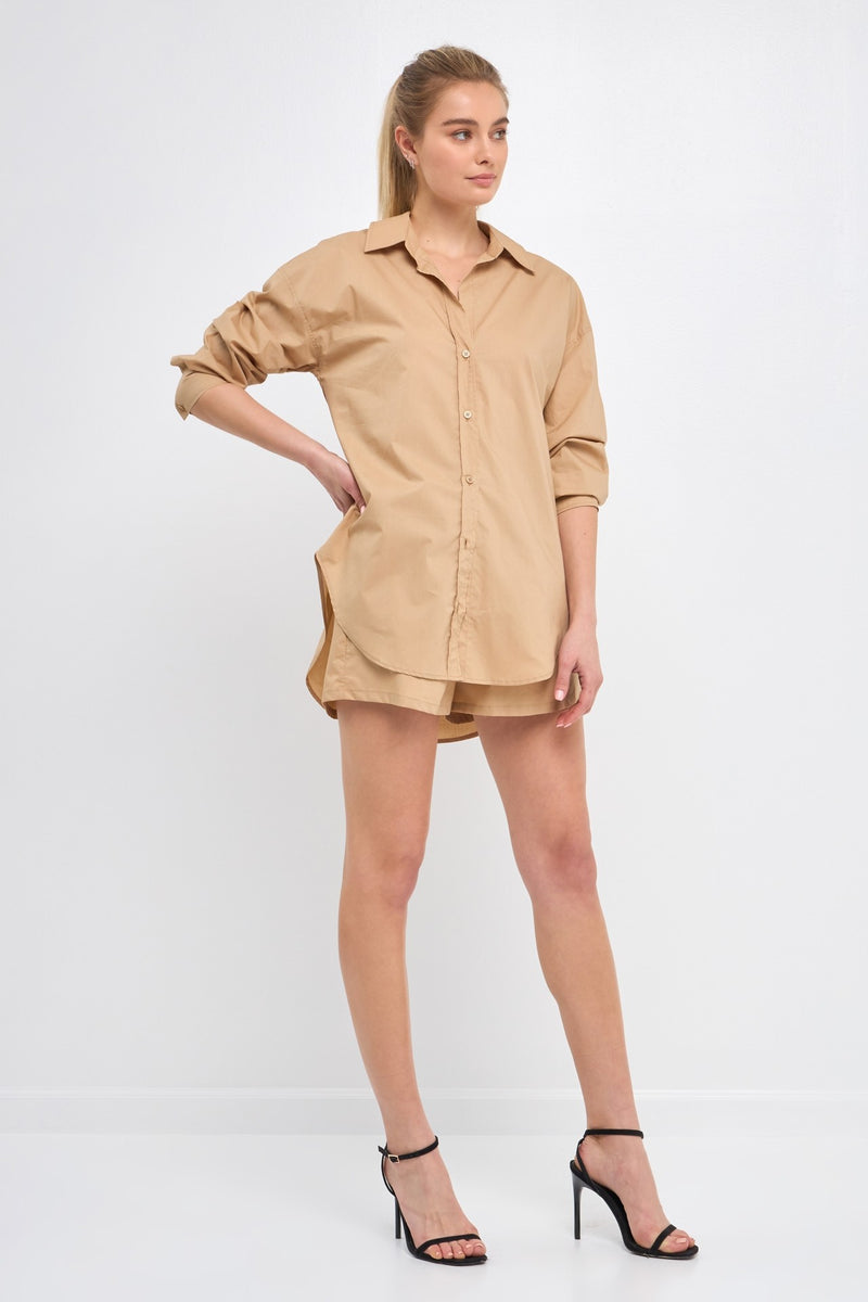 Oversized Collared Shirt