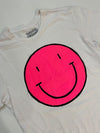 Happy Face Neon Pink