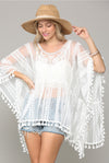 Flowy Sheer and Lace Kimono