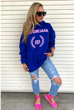 Babenciaga Blue Hoodie