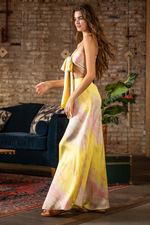 Yellow Pink Tie Dye Set