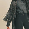 Wild West Black Fringe Shacket