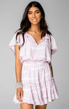 Pink Tiger Flutter Mini Dress