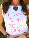 Love Is My Religion Muscle Tee