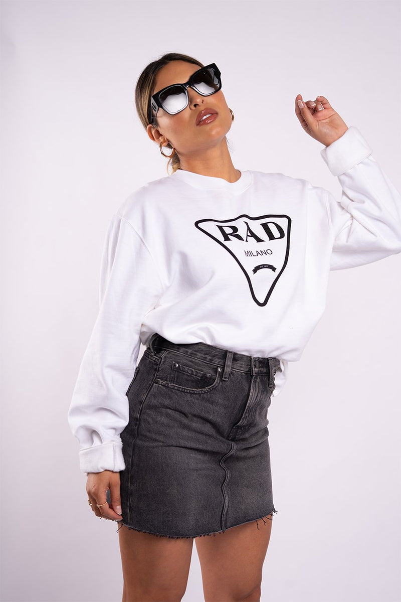 RAD White Sweatshirt