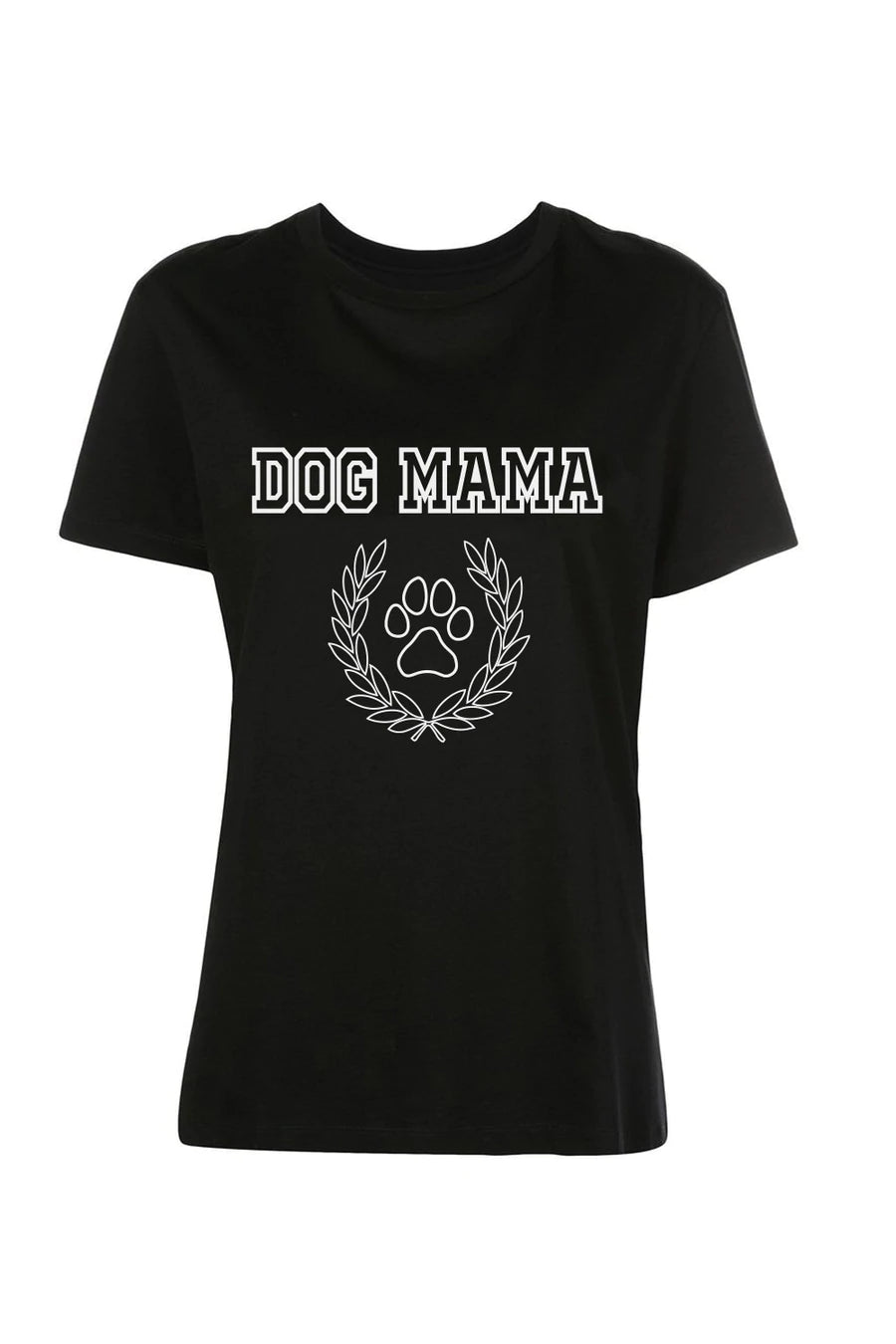 Dog Mama Black Tee