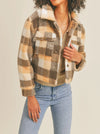 Plaid Teddy Jacket