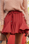 Fuchsia Flutter Mini Skirt