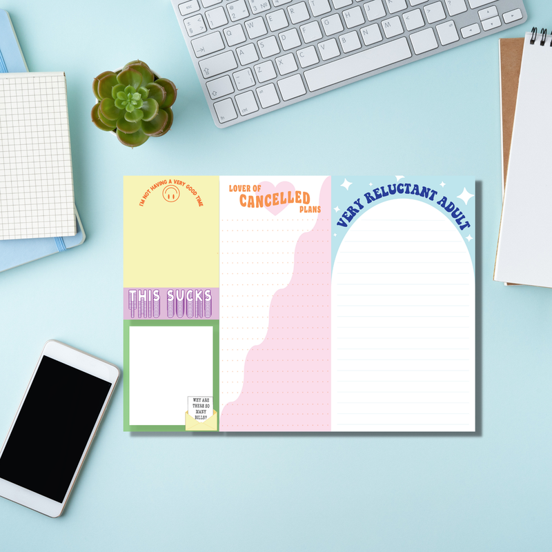 Rolling Notepad Adulthood Notepad Set – Rolling Rack Boutique
