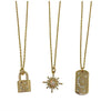 Celestial Gold Necklaces-OPAL STARBURST