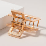 Rectangular Acetate Hair Claw