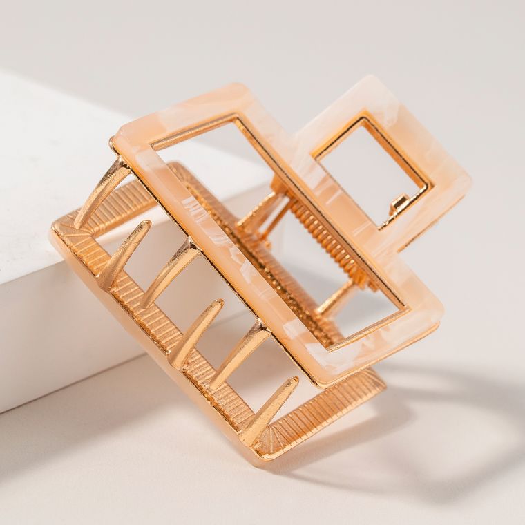 Rectangular Acetate Hair Claw