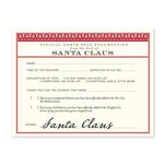 Santa Claus Receipt Notecard Set