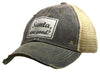 Santa, we good? Distressed Trucker Cap