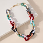 Chunky Acetate Chain Necklace