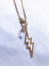 Lightning Bolt Pill Necklce