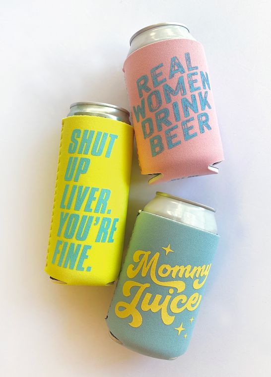 Mommy Juice Neoprene Can Cooler