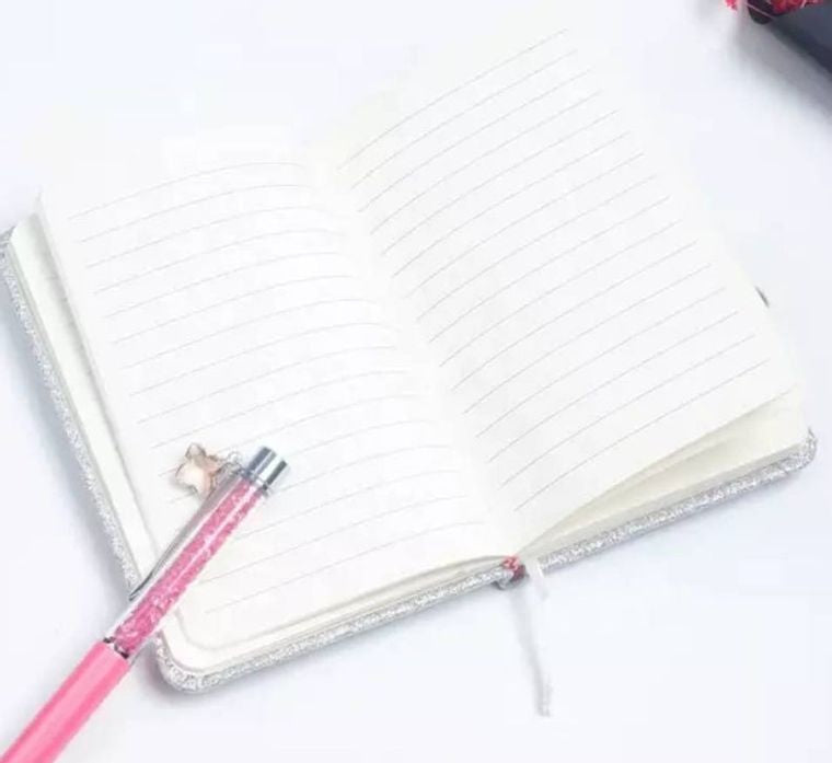Funny Glitter Notebook