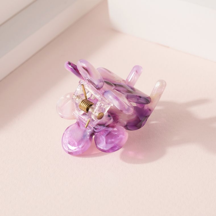 Flower Shape Mini Hair Claws