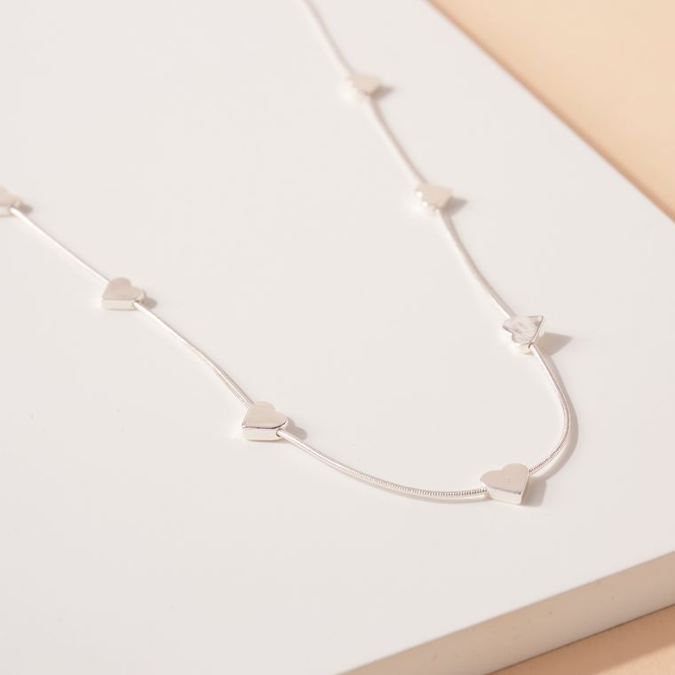 Mini Heart Charms Necklace