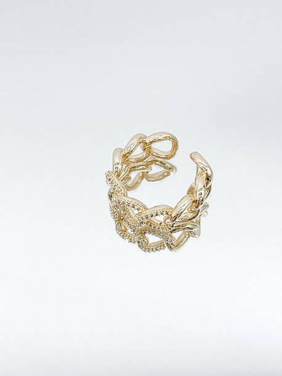 Diamond Link Ring