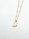 Dainty Cowboy Boot Necklaces