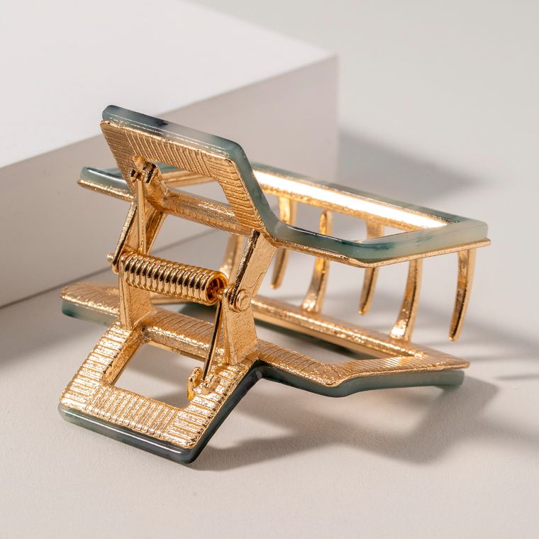 Rectangular Acetate Hair Claw