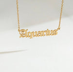 Jency Gold Zodiac Necklace PISCES